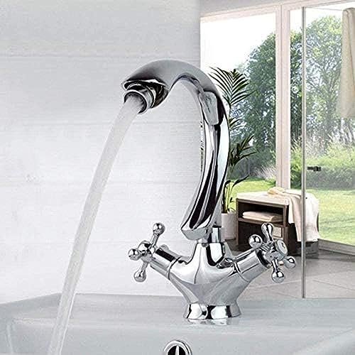 Robinet de salle de bains de luxe mitigeur de lavabo haut de gamme style contemporain