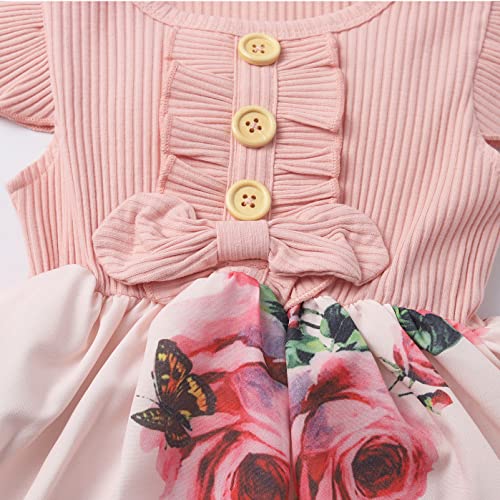 Image of Toddler Girls Tutu Dresses Cute Casual Short Sleeve Dress for Summer Daily Home School Party 2-8T