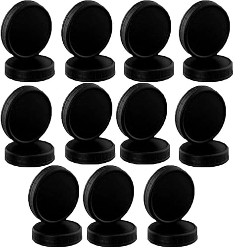 Miniatura 8 de 22 tapas de tarro de boca ancha para Ball Kerr y más, tapas de almacenamiento de plástico de colores de grado alimenticio para conservastarros de