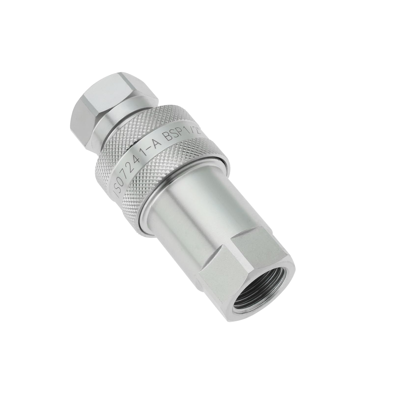 SG Store Hydraulic Quick Release Coupling 1/2 inch BSP Thread Set Male & Female Connector for Tractor Loader Agricultural Vehicle Construction Equipment