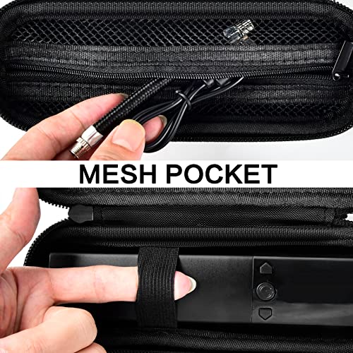 Case Compatible with Pumteck Electric Ball Pump, Smart Air Pump Portable Ball Inflaor Storage Bag for GPUTEK/for Teffim, Pump Holder Container for Basketball Accessories - (Box Only) (Black) - Thumbnail 4