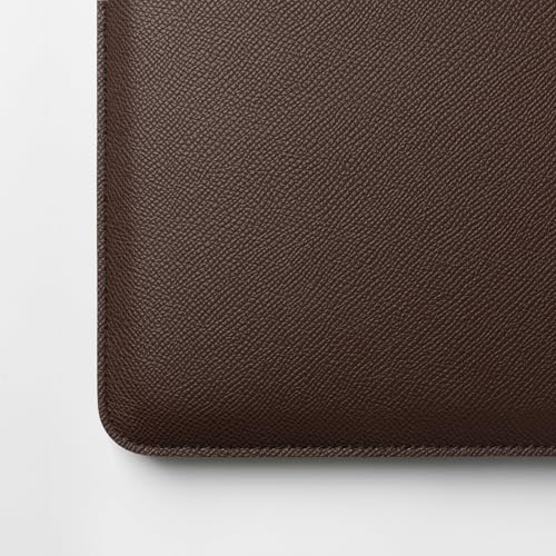Image of Comfyable Laptop Sleeve 13 Inch Precisely Compatible with MacBook Pro M2 2022 M1 2020-2016 & Mac Air M4 2025 A3240 M3 2024 M2 2022 M1 2020, Faux Leather Cover Case, Coffee