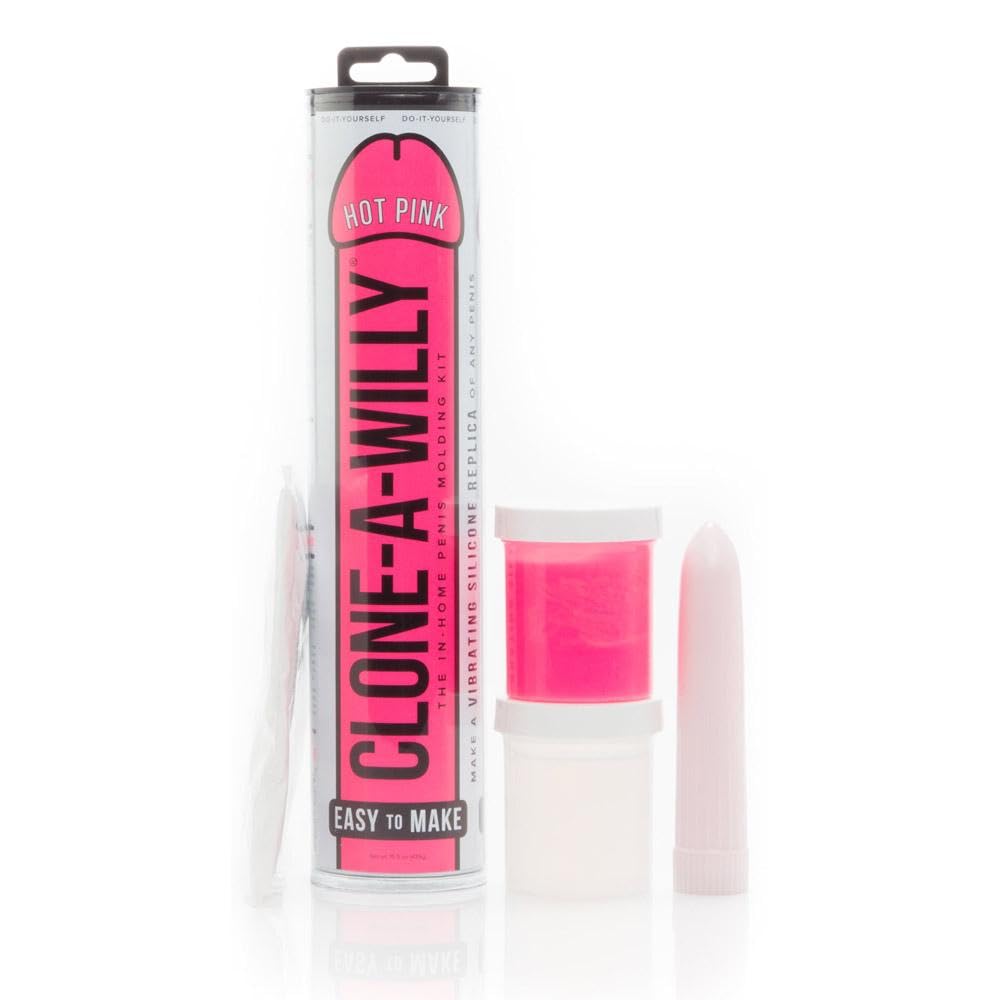Clone-A-Willy Realistic Vibrator Silicone Penis Moulding Kit, Hot Pink :  Amazon.co.uk: Health & Personal Care