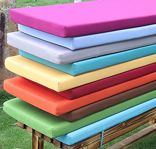 Coussin de banc déhoussable résistant aux pluies d'été
