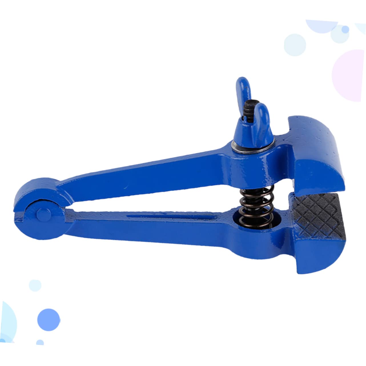 KALLORY Durable Spheroidal Graphite Steel Hand Vice Heavy Duty Fixed Pliers for Reliable Clamping Portable Design for Woodworking Metalworking Tasks