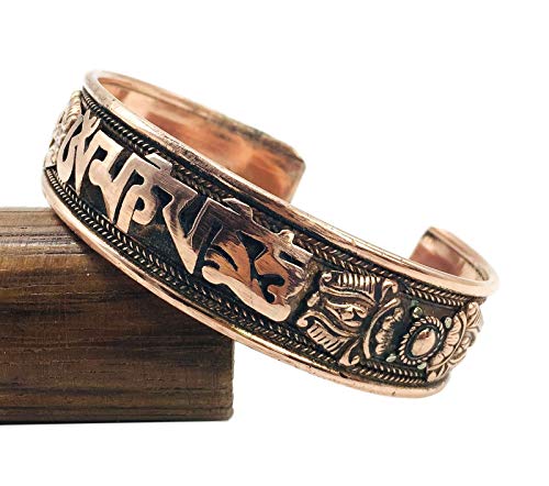 Healing Lama PLN-BRC 100% Pure Copper Tibetan Healing Bracelet. Unisex thumb #4