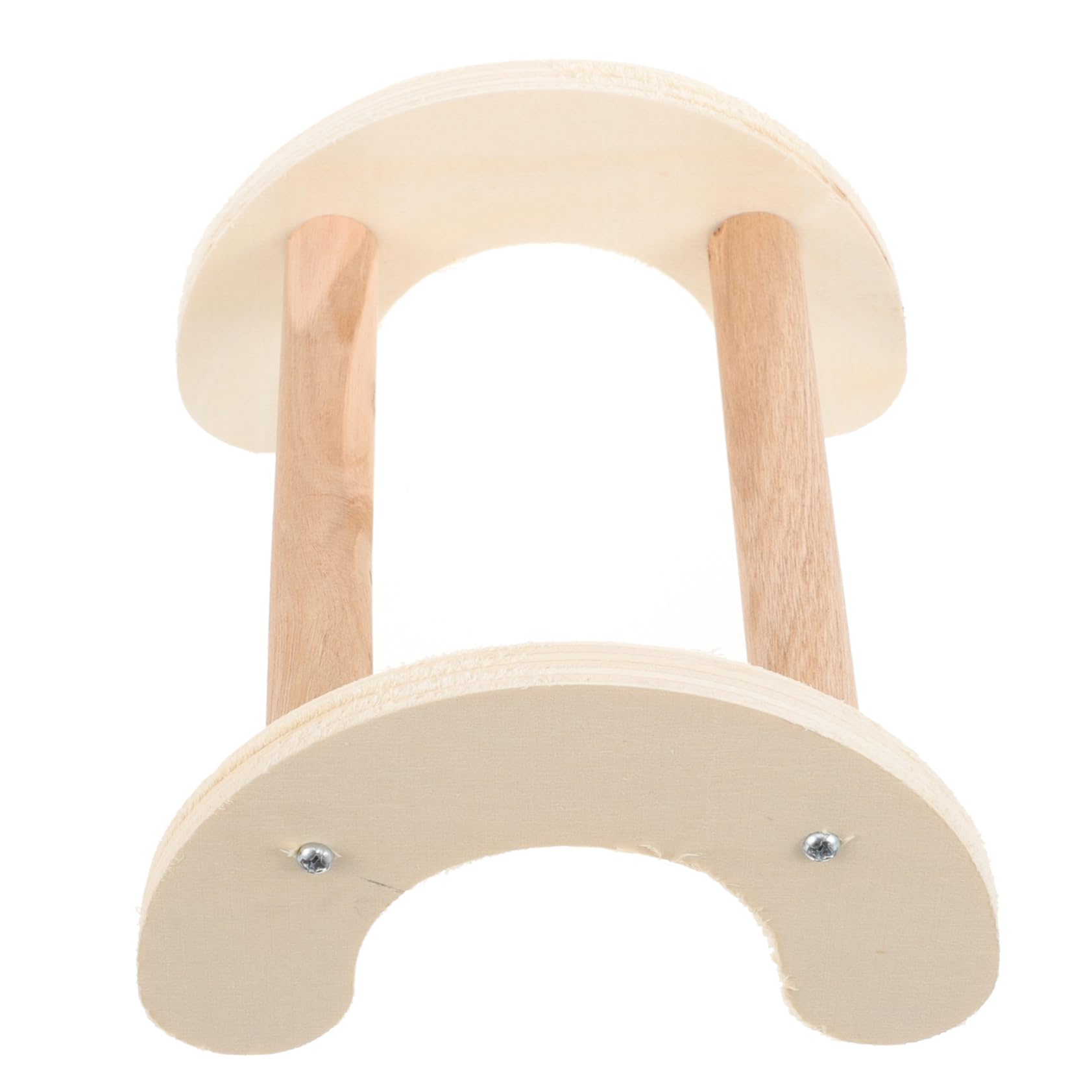 BESPORTBLE Wooden Bird Perch Stand for Parrots Chickens Natural Wood Design Easy to Use Stable for Indoor