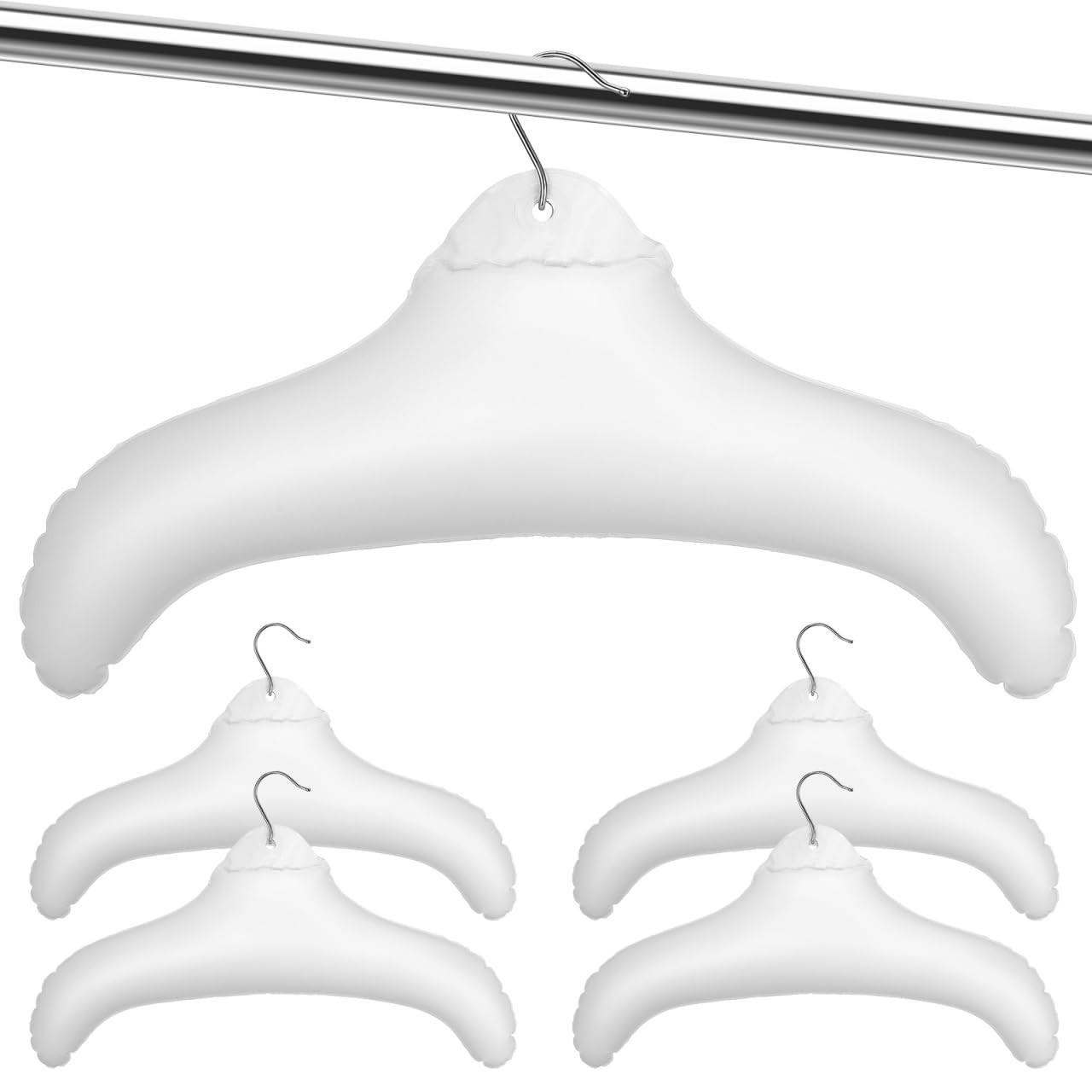 Cintres gonflables pliables lot de 5 cintre portable de voyage pour vêtements et rangement maison