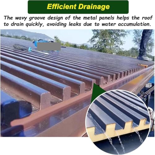 Paneles de aluminio para cubiertas de balcones y patios con base de drenaje rápido 4