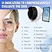 LXPINGMM Skin Analysis Machine,38MP AI Facial Skin Analyzer,8 Spectral Skin Analyzer Machine,Moisture Detector for Beauty Salon & Home,Multi-Language Support Black-21.5in