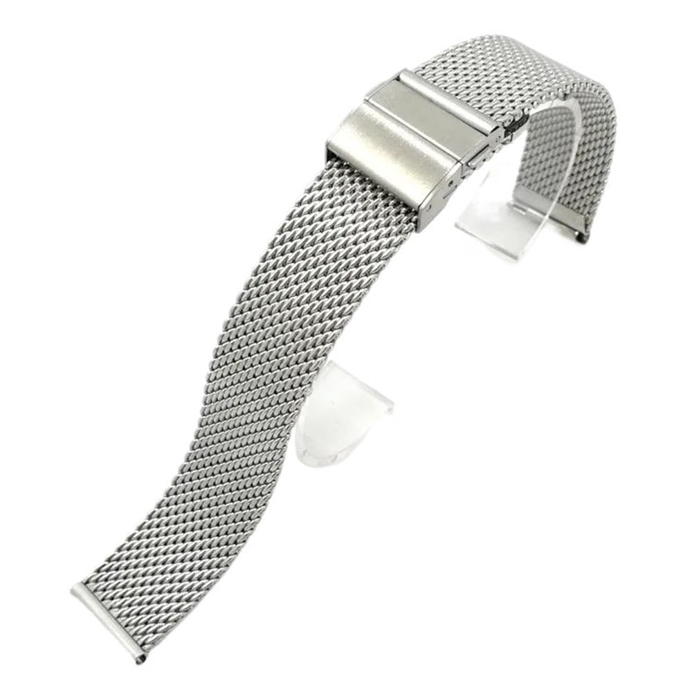 Correa de reloj de acero inoxidable universal de 12mm a 22mm 8