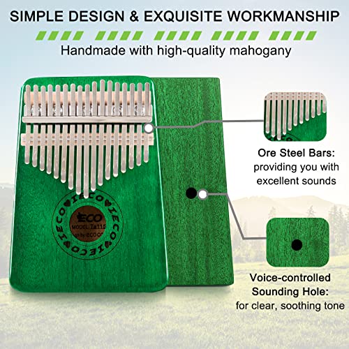 Kalimba – Piano à pouce portable 17 touches avec livre de chansons, étui, marteau d’accordage, cadeau de musique pour… - Les Beatles, Paul McCartney, John Lennon, RIngo Starr, George Harrison Kalimba - Piano à pouce portable 17 touches avec livre de chansons, étui, marteau d'accordage, cadeau de musique pour… – Image 3