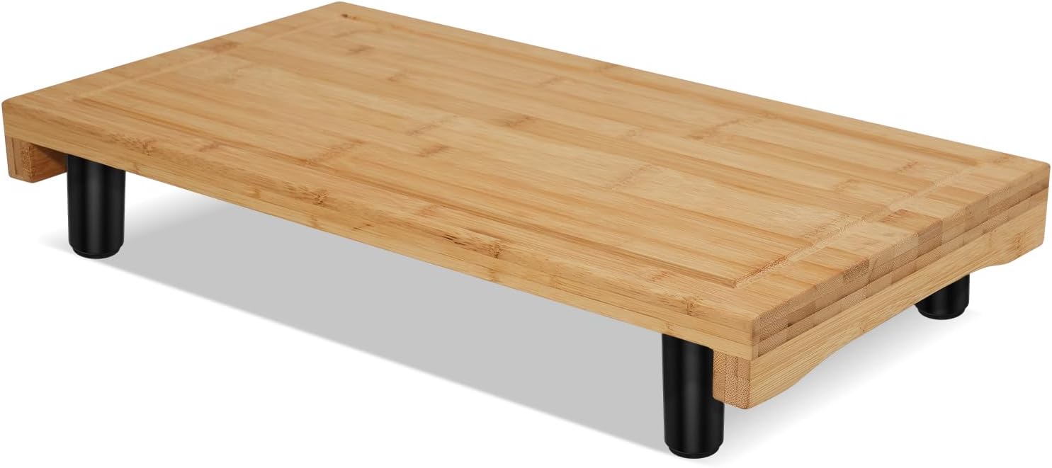 Cutting Board, GOBAM Bamboo Stovetop Cover Cutting Board