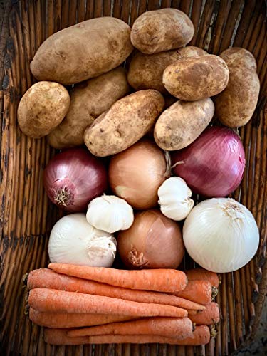 VEGETABLE MEDLEY ASSORTMENT OF PREMIUM FRESH POTATOES - WHITE OR YELLOW AND PURPLE