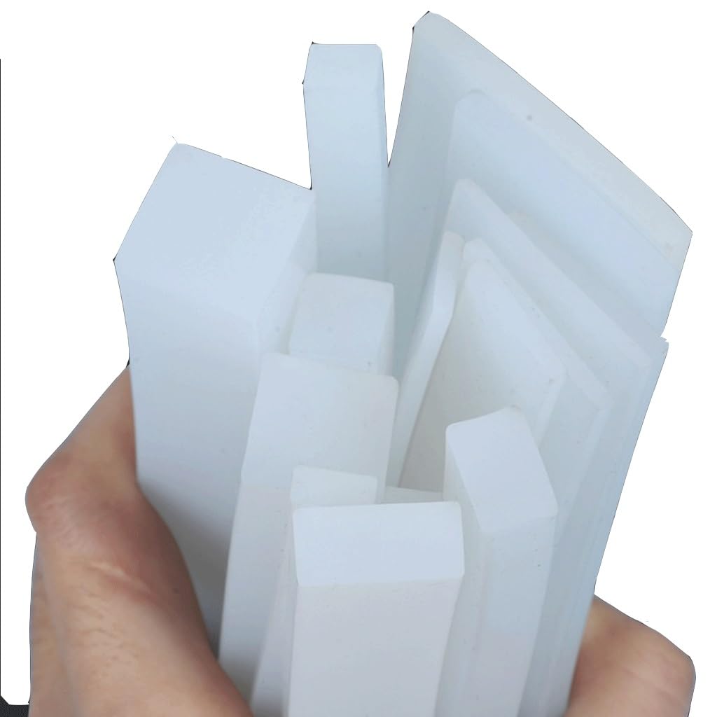 Tira de sellado de silicona sólida cuadrada de 10 m: resistente al calor, impermeable y con aislamiento acústico for mejoras del hogar.(7mm x 7mm)