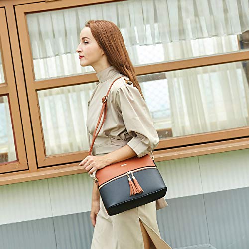 Image of Women Fashion Synthetic Leather Handbags Tote Bag Shoulder Bag Top Handle Satchel Purse Set