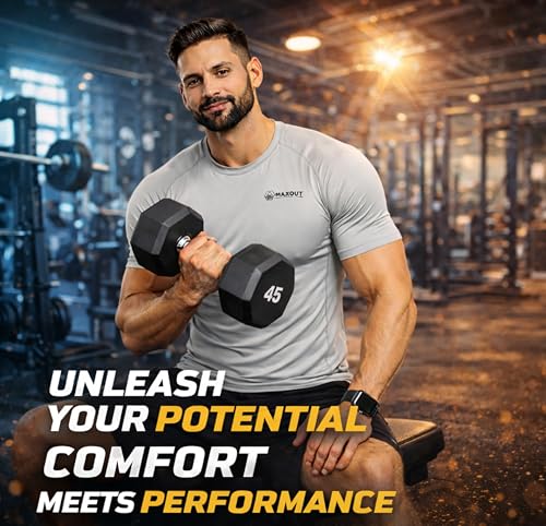 Image of Men's Half Sleeve Compression T-Shirt, Athletic & Sports Tights for Fitness Moisture Wicking, Enhances Circulation, Reduces Muscle Fatigue