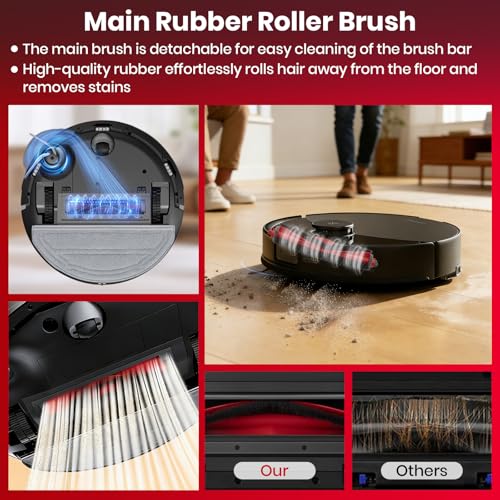 Image of Q10 S5 Replacement Parts Accessories for Roborock Q10 S5+, Q10 X5+ Series Robot Vacuum Kit, 1 Main Brush, 6 Hepa Filter, 6 Mop Pads, 6 Side Brush, 6 Dust Bags,1 Screwdriver, 1 Clean Tool
