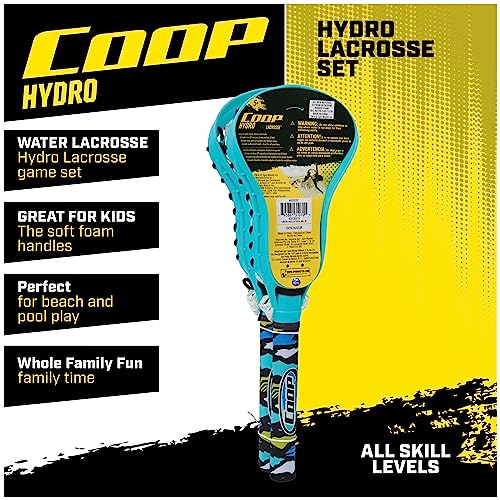 Coop by SwimWays Hydro Lacrosse, Blue, Outdoor Games For Adults & Kids