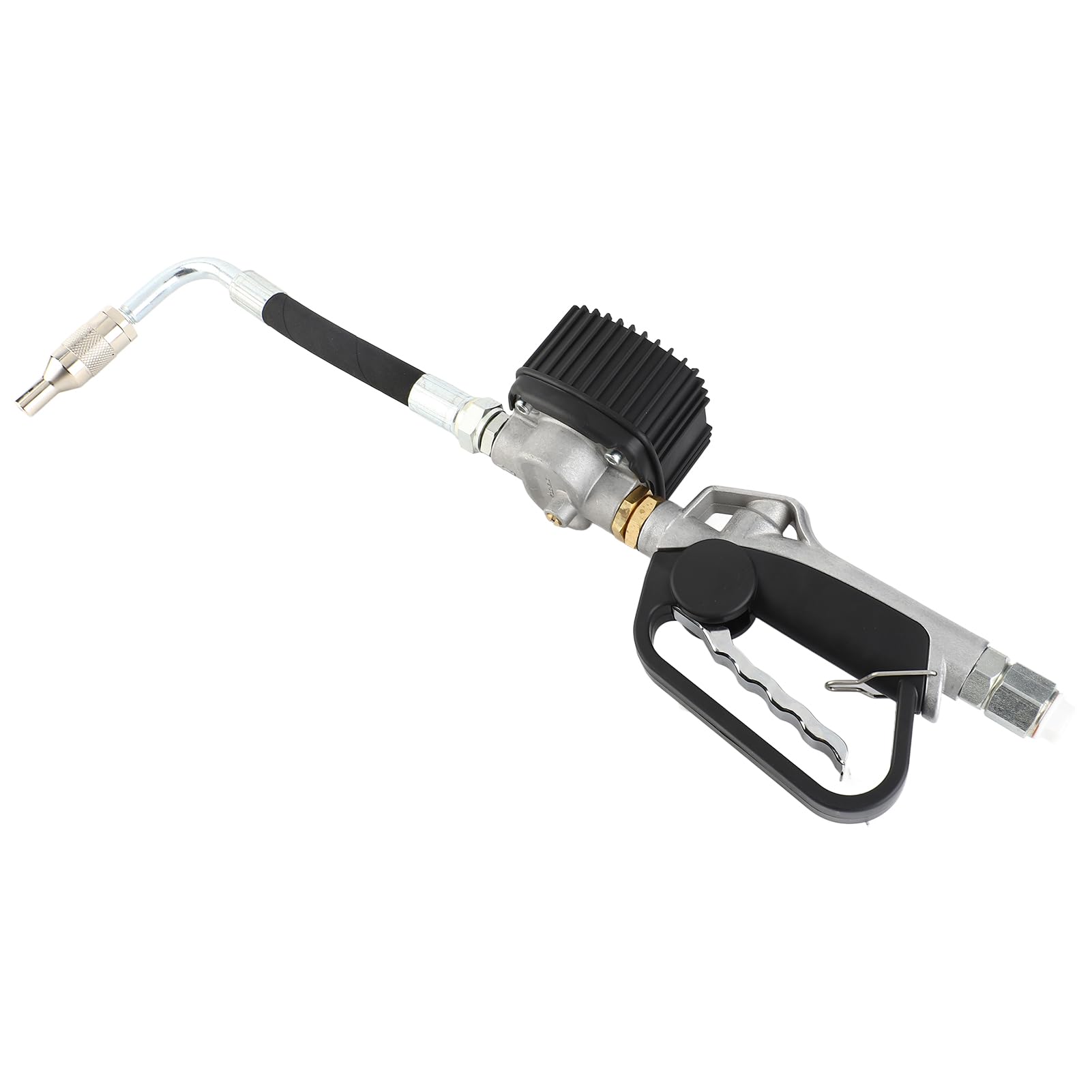 LiebeWH Pneumatyczny Pistolet do Oleju Dysza Dozująca Pistolet do Tankowania Wylot 1/2 Cala NPT Wlot 3/4 Cala 1500PSI z Miernikiem 4 Jednostki LTR GAL PT QT i Ergonomiczny Uchwyt