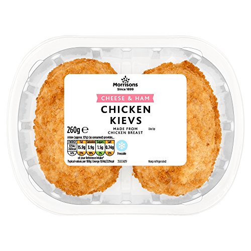 Morrisons 2 Cheese & Ham Chicken Kievs 260g