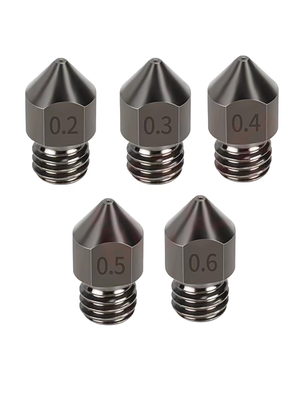 Amazon.co.jp: 3dプリンター ノズル タングステン鋼 0.2mm 0.3mm