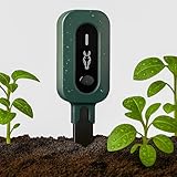PLANTRON Afra II Smart Soil Moisture Sensor by LINKSTYLE — 3-in-1 Soil Moisture, Temperature and Luminosity Monitoring, IP67 Waterproof, Indoor/Outdoor [Requires Hub to Work]