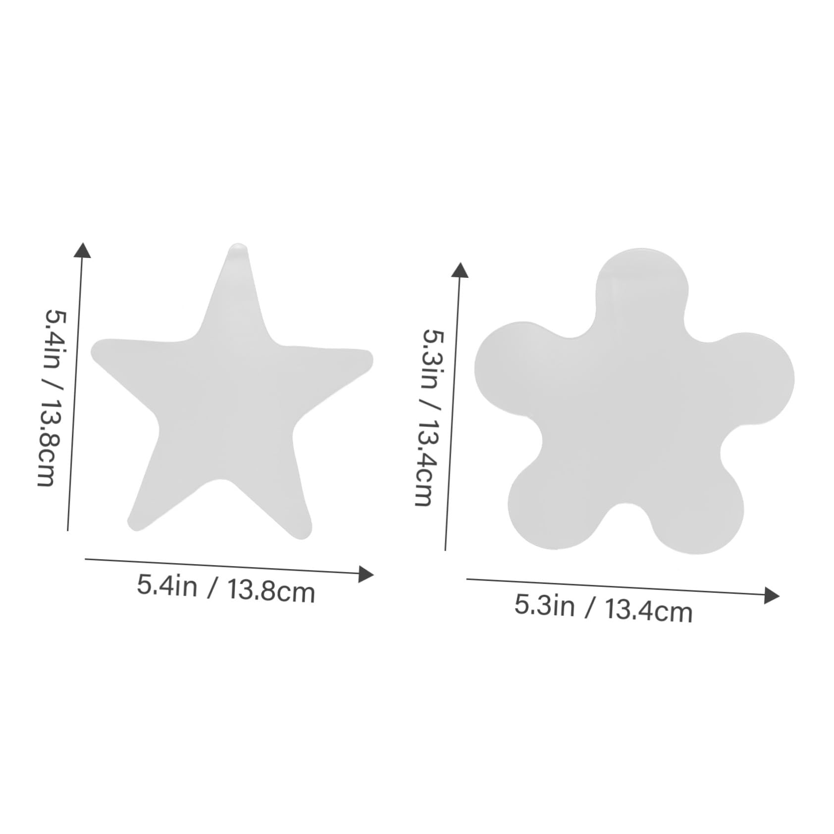 Lurrose 10pezzi Template Per Quilting Acrilico Righelli Per Patchwork Forma Speciale Per Cucito Artigianale e Progetti Fai Da Te Facili Da Usare e Versatili Per Abbigliamento e Accessori