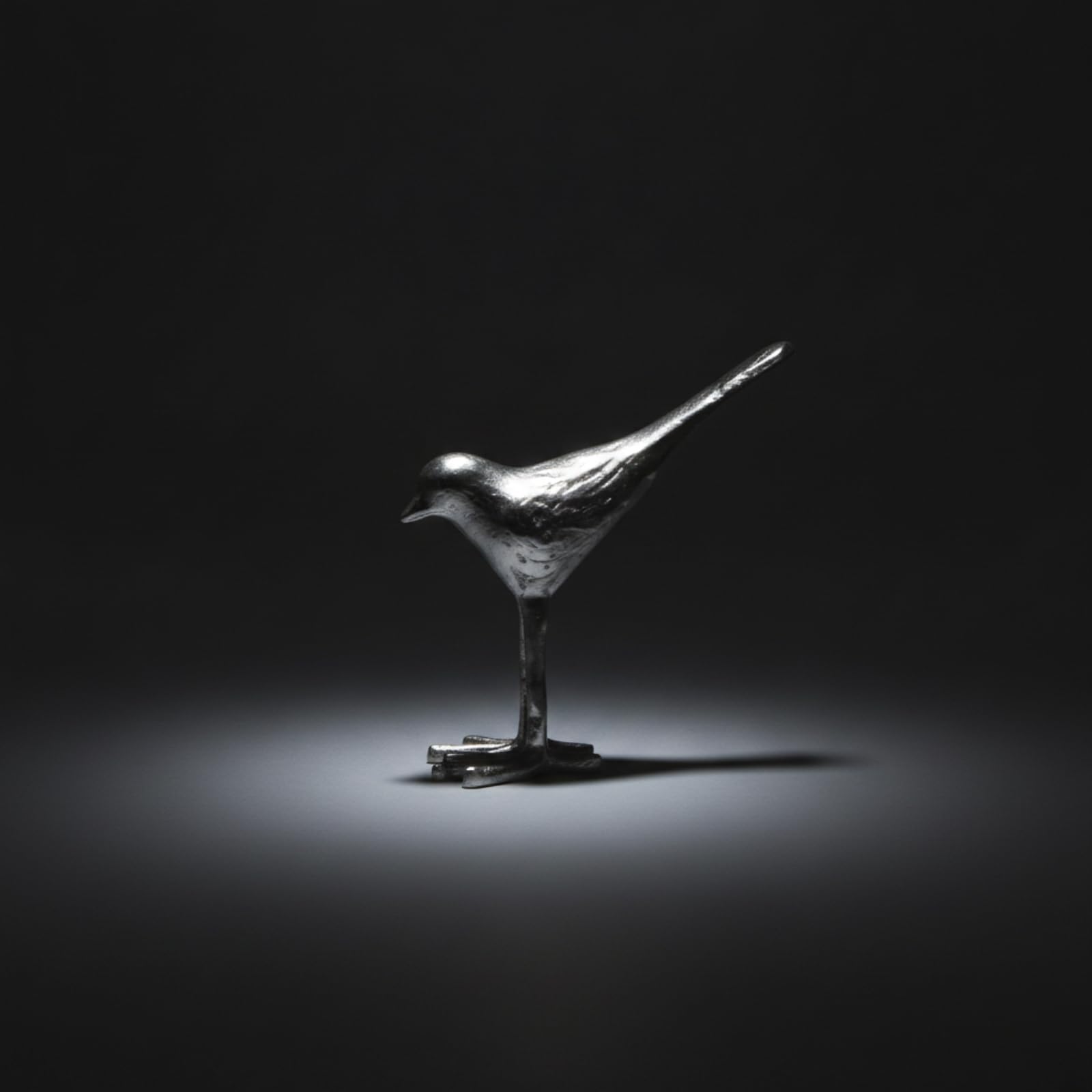 Kerzenhalter mit metallisch Kerzenständer in Blattgestalt romantisch Tischleuchter für Esstisch, Eingangsbereich, Silber, Groß 28.58 21.59 H12.7cm