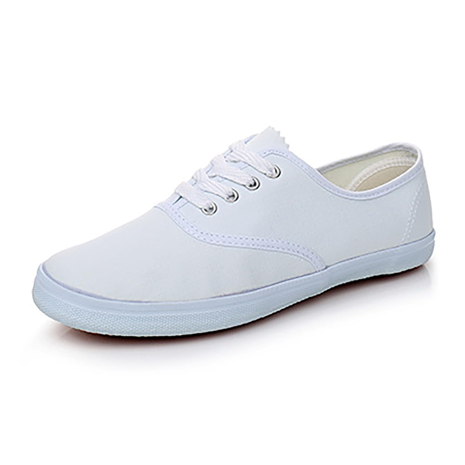 Générique Basket En Toile Femme Chaussures Blanches Tennis Été Baskette Confortable Blanche Chaussure Ete Confort Espadrille Femmes Homme A Enfiler Souples Et Sport Pour Confortables