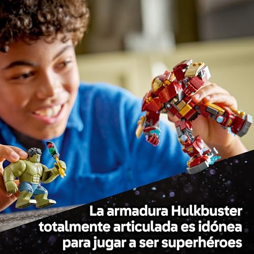 Hulkbuster vs Hulk LEGO Marvel juguetes resistentes que no se rompen 3