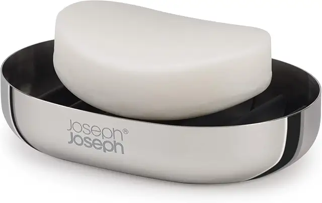 Porte-Savon Joseph Joseph EasyStore Luxe - Égouttoir en Acier Inoxydable