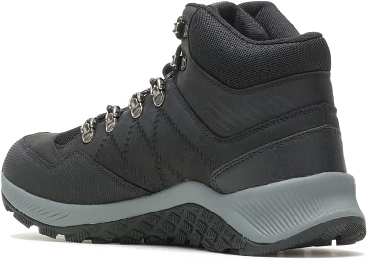 Wolverine Men's Luton Waterproof Construction Boot, Black, 9 X-Wide