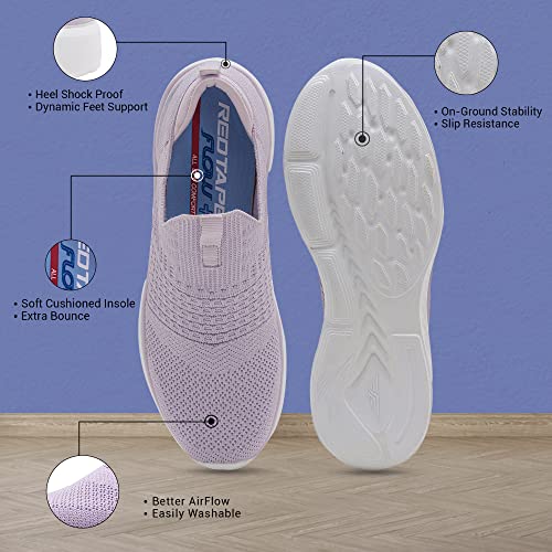 Image of Red Tape Women's Sports Shoes - Slip-on Shape Adjustable Sports Walking Shoes, Perfect for Walking & Running