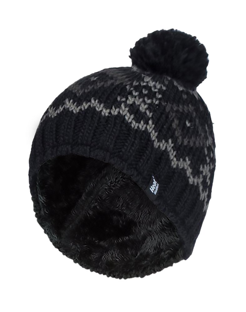 mens chunky knit bobble hat