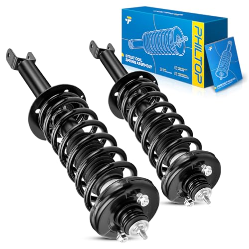 Image of PHILTOP Rear Complete Struts Assembly with Coil Spring For 2008-2012 Honda Accord 172563 * 2-Quick Loaded Suspension