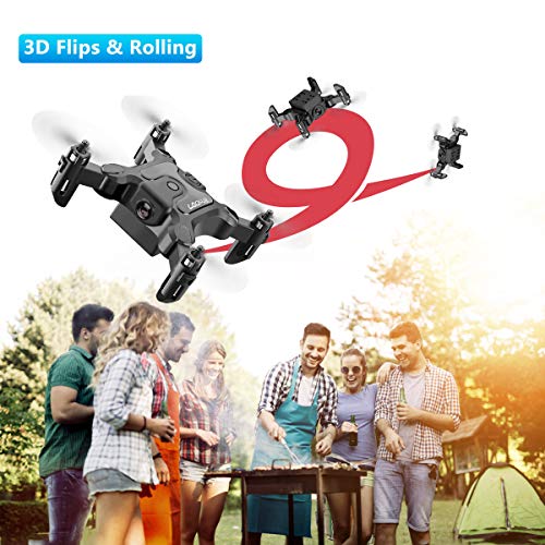 4DRC Mini Drone with 720p Camera for Kids and Adults, FPV Drone Beginners RC Foldable Live Video Quadcopter,App Control,3D Flips and Headless Mode,One Key Return,Altitude Hold,3 Modular Battery