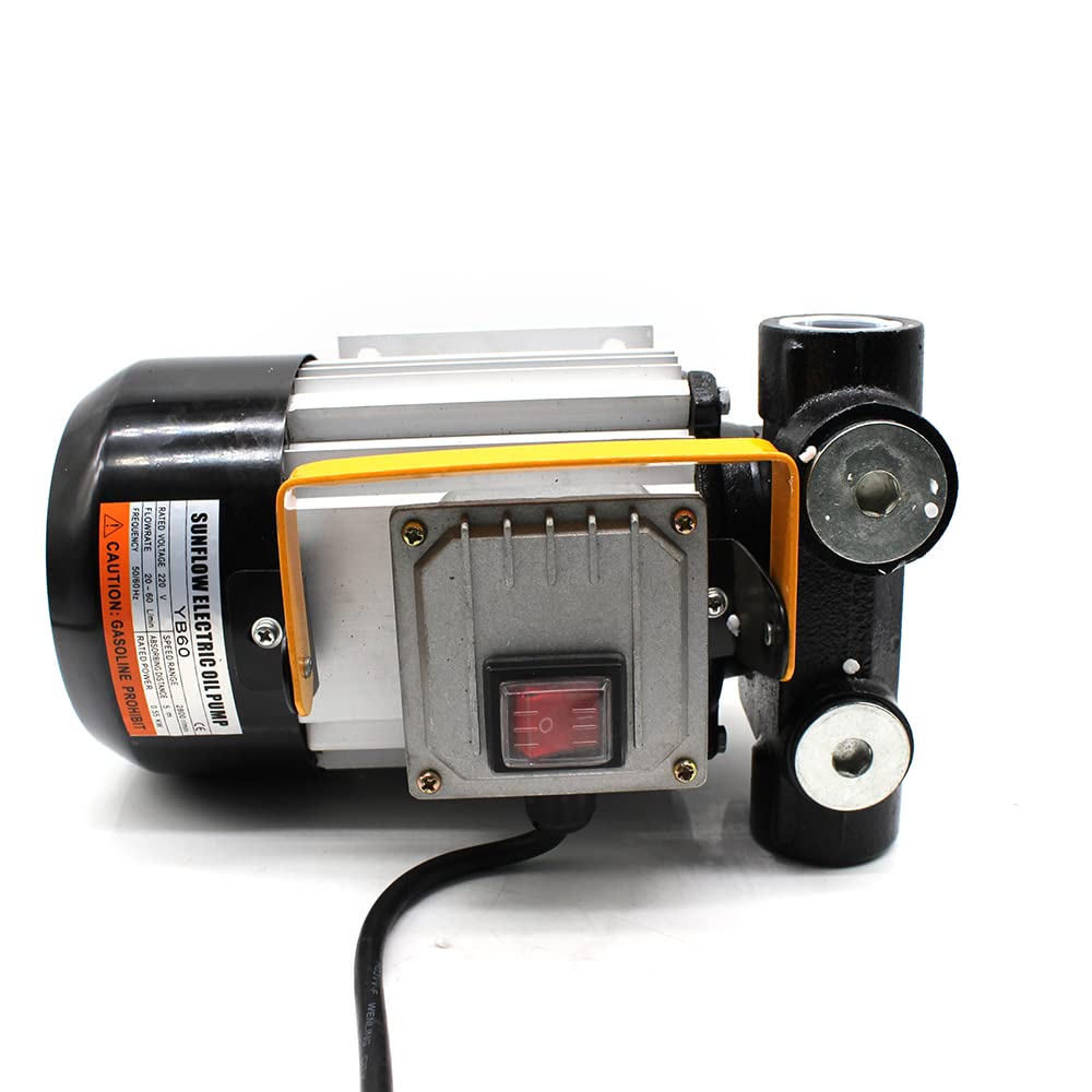 Pompa diesel 220V 550W, pompa di aspirazione dell'olio, pompa per olio combustibile, pompa dell'olio, biodiesel autoadescante, set diesel, pompa di travaso, estrattore di fluidi, a basso