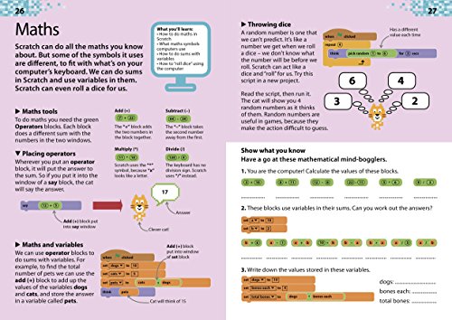 Image of Coding with Scratch Made Easy, Ages 5-9 (Key Stage 1): Beginner Level Scratch Computer Coding Exercises