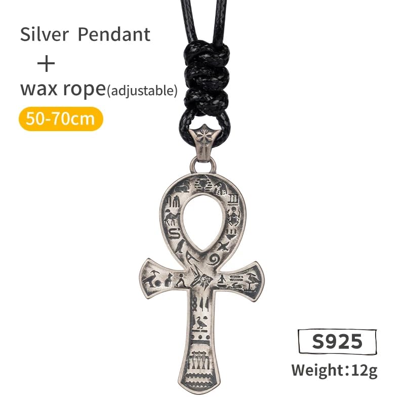 Collier croix antique rétro argent 925 mixte gothique
