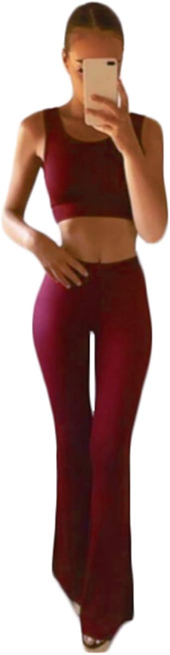 Amazon.com: Pantalones acampanados de pierna ancha de las mujeres patrón de  piel de serpiente Palazzo cintura alta campana inferior pantalones, Palazzo,  M, rojo vino : Ropa, Zapatos y Joyería