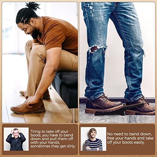 ZOMAKE Boot Jack,Boot Remover for Cowboy Boots, Boot Puller Boot Take Off Helper Boot Removal Tool for Men Women4