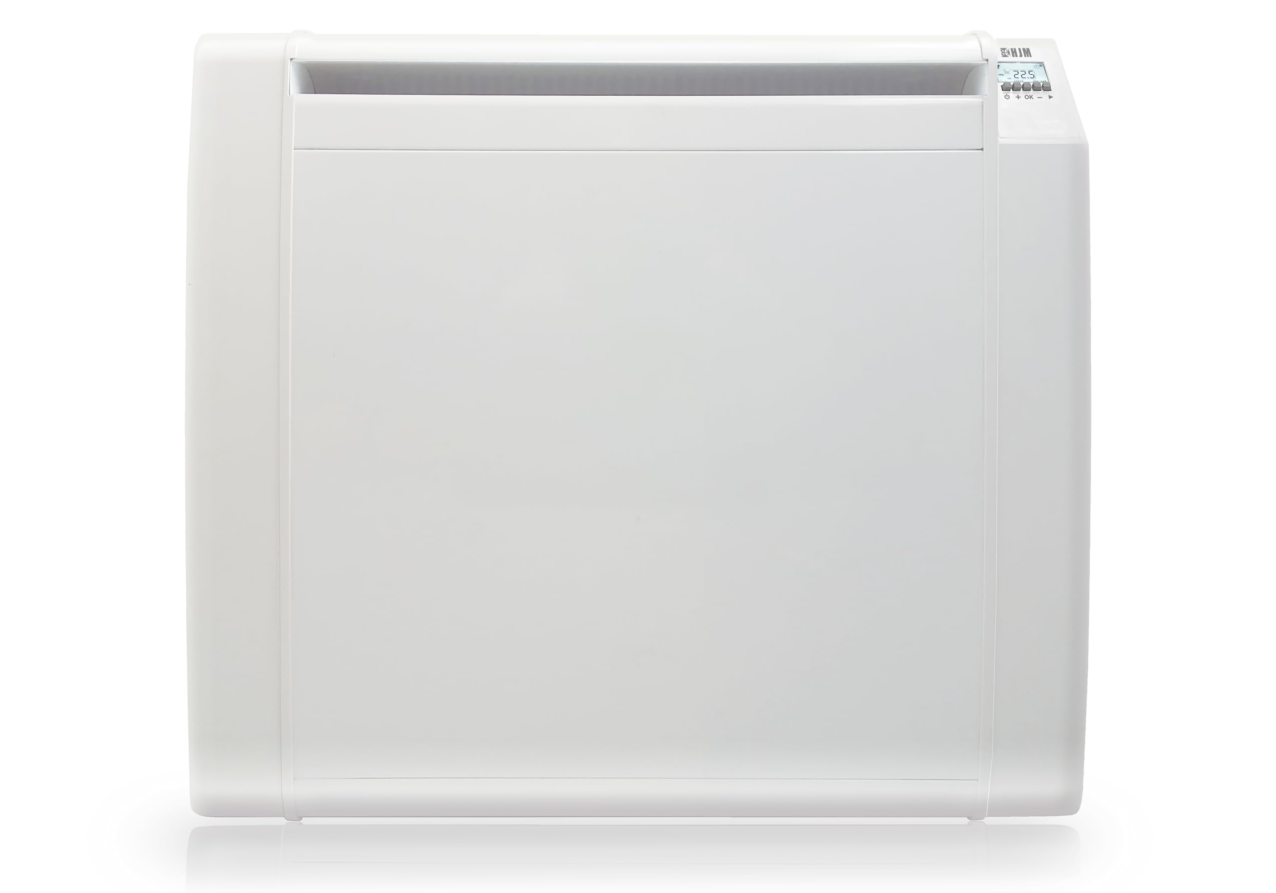 HJM AMC1500 Emisor térmico cerámico Bajo Consumo | Programable | Pantalla LCD | 1500 W | Blanco, 230 V