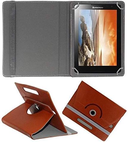 Hello Zone with Free Sim Adapter Kit Binatone Appstar Gx Gaming Tab 360� Rotating 7� Inch Flip Case Cover Book Cover -Brown