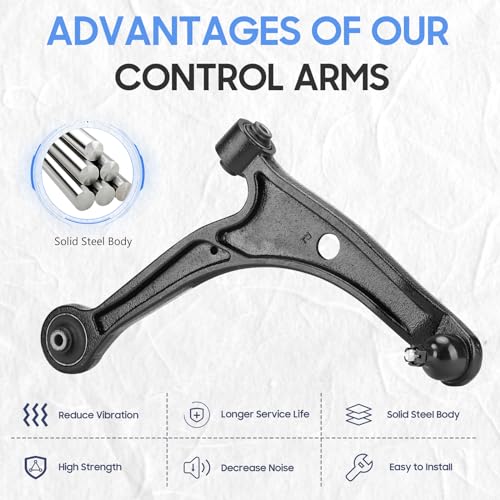 Front Lower Control Arms for 2001-2006 Acura Mdx, for 2003-2008 Honda Pilot by ILONPA - Used condition - Image 3