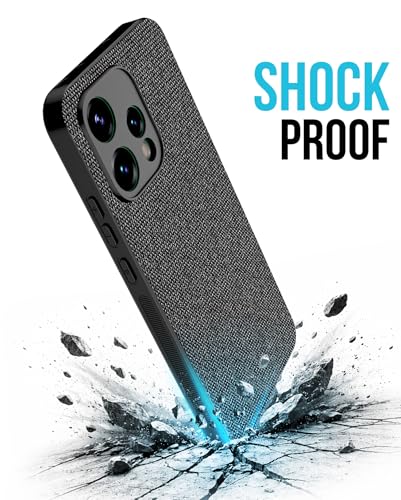 Image of Kapa Soft Full Fabric Protective Back Case Cover for Oppo Reno 15 5G | Shockproof Slim Hard Anti Slip Back Case (Black)
