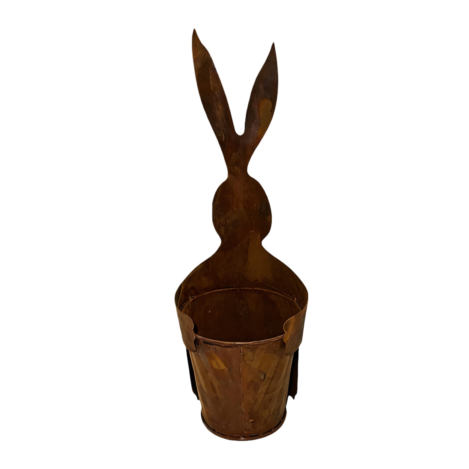 Decorative Iron Flowerpot Open Mouth Planter Container Flower Vase Decorative Vase for Party Indoor Decoration Ornament Iron