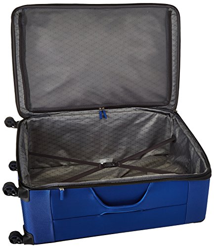 Samsonite Solyte Softside Expandable Luggage with Spinner Wheels, True Blue, Checked-Large 29-Inch