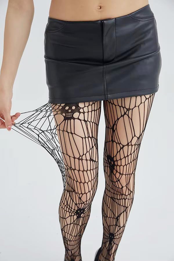 DRESHOW Fishnet Suspender Pantyhose Stockings Hight Waist Tights Thigh High Pantyhose - Image 3