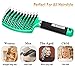KTKUDY Detangling Brush Getting Knots Out without Pain - Boar Bristles HairBrush Make Hair Shiny & Healthier Vented Detangler Brush for Women Men Kids Wet and Dry Hair (Gold & Green)